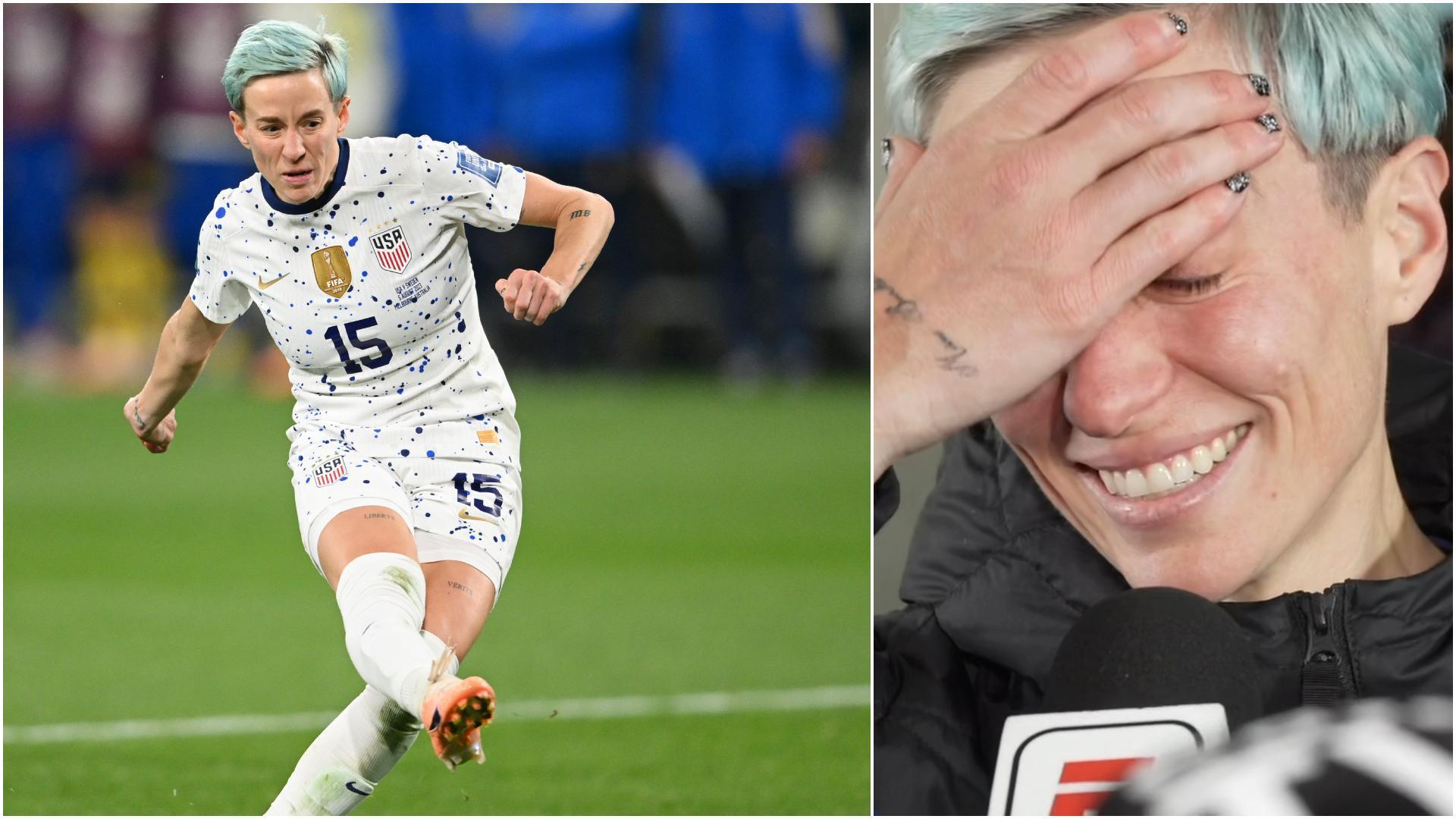 Megan Rapinoe calls her missed World Cup penalty kick 'a sick joke