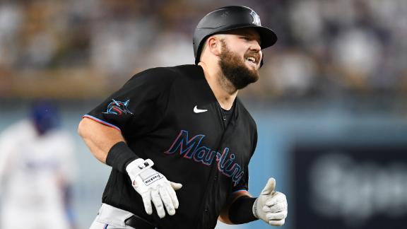 The Marlins slug 5 homers and snap the Dodgers' 11-game winning streak with  an 11-3 victory