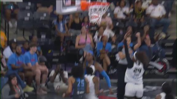 COLLEGE PARK, GA – JUNE 02: Atlanta forward Cheyenne Parker (32) drives to  the basket during the WNBA game between the Las Vegas Aces and the Atlanta  Dream on June 2nd, 2023