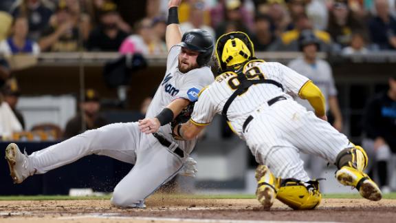 Soler slugs his 33rd HR, Luzardo works 6 strong innings as the Marlins  blanked the Padres 3-0