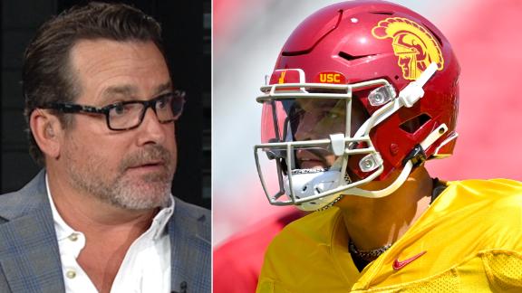 USC QB Caleb Williams scouts Colorado, Shedeur Sanders 