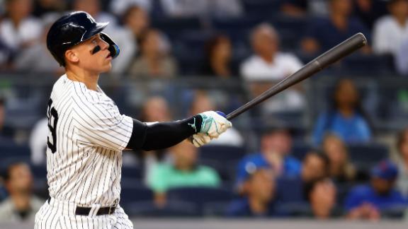 Judge's first 3-homer game helps Yankees end 9-game skid with 9-1