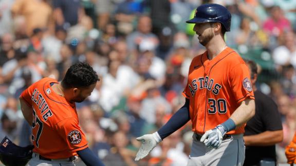 Justin Verlander faces former teammate Miguel Cabrera one more time as  Astros rout Tigers 17-4 - ABC13 Houston