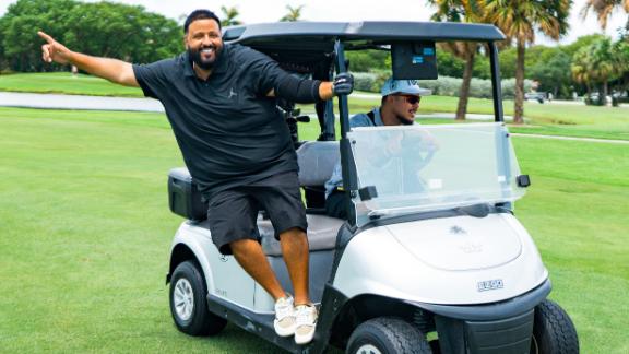Watch Diddy and DJ Khaled Go Golfing