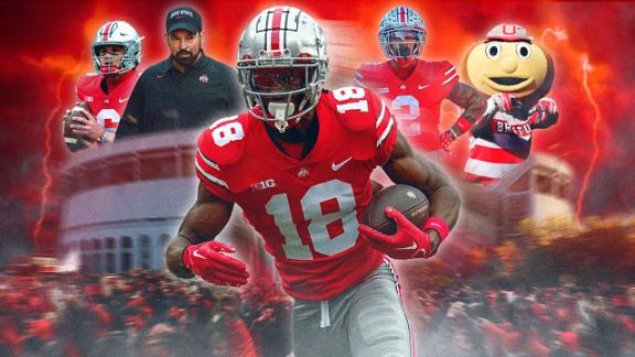 Ohio State Football  Marvin Harrison Jr Receiver of the Year 
