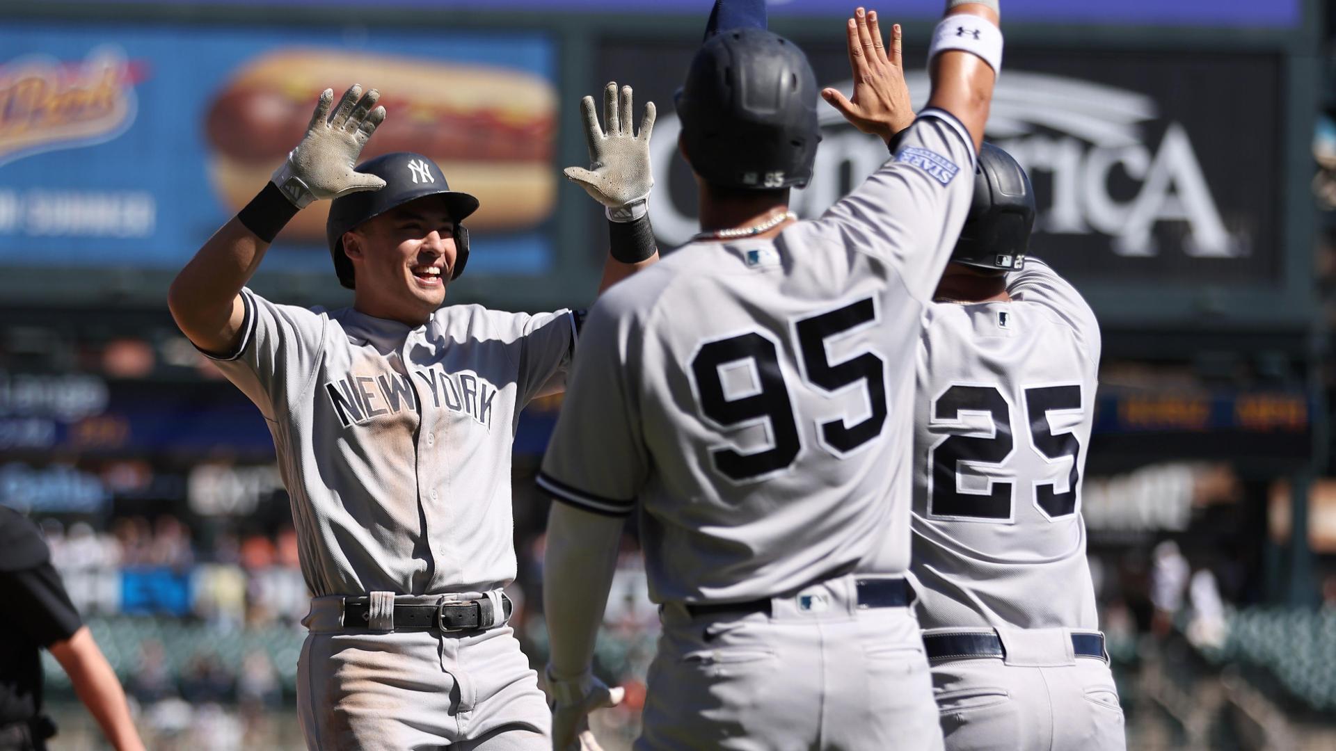 Yankees end 10-series winless streak, beat Tigers 6-2 behind Cole, another Torres  home run