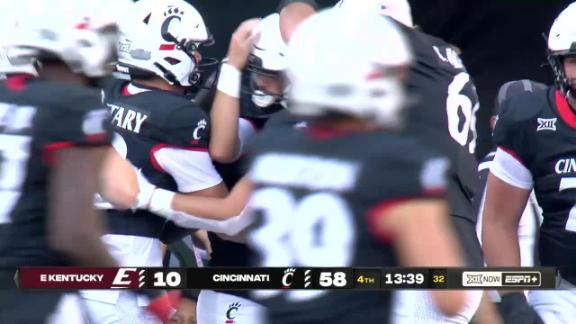 RECAP: Cincinnati steamrolls EKU 66-13