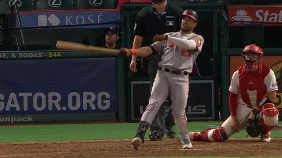 Orioles beat Angels 10-3 to sweep series, extend streak to 5