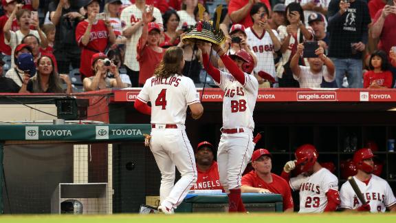 Brett Phillips - Los Angeles Angels Center Fielder - ESPN