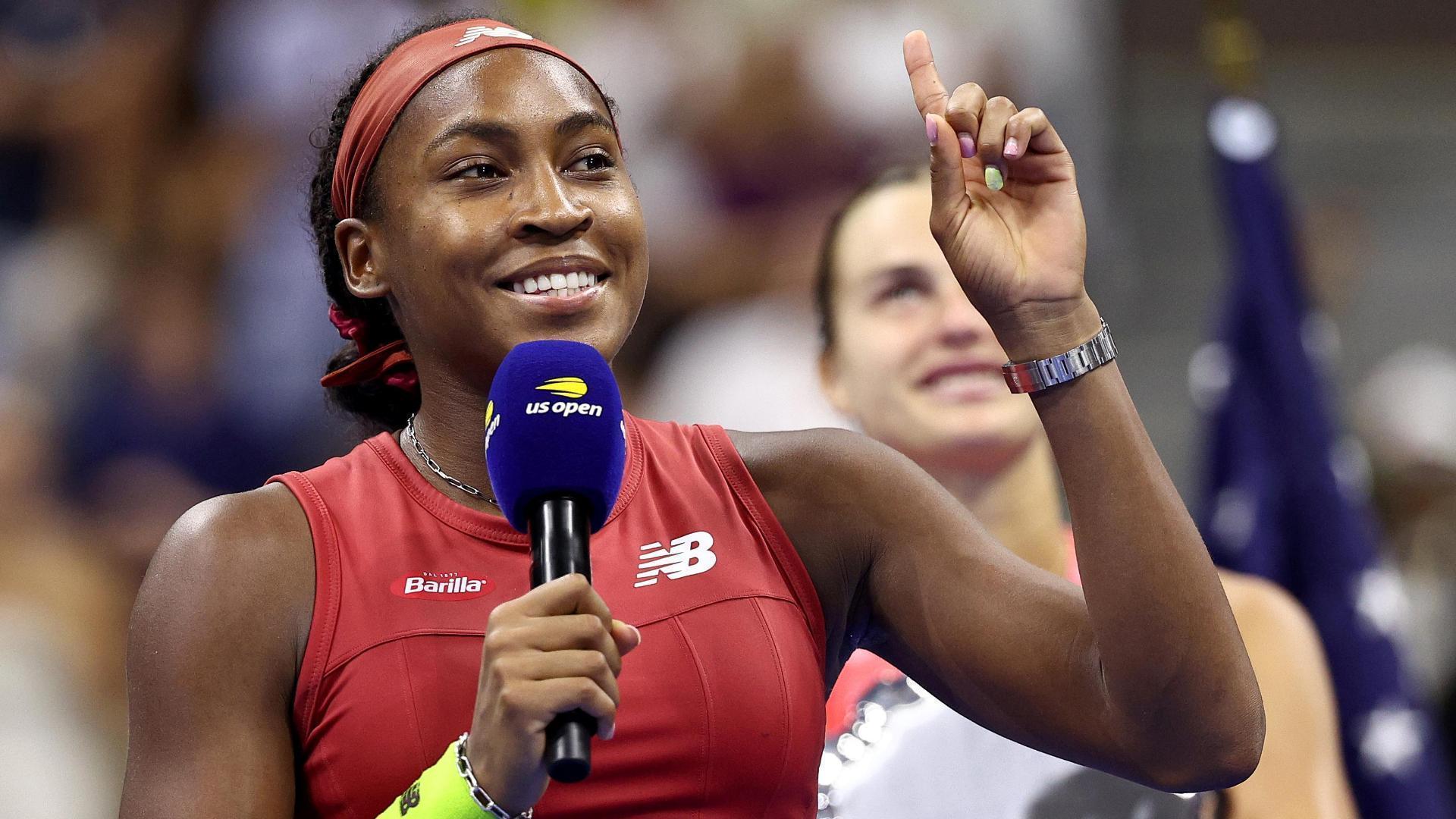 Coco Gauff: 'Thank you to the people who didn't believe in me'
