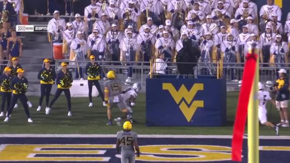 Hudson Clement has 177 receiving yards, 3 TDs in college debut, West  Virginia beats Duquesne 56-17 ::