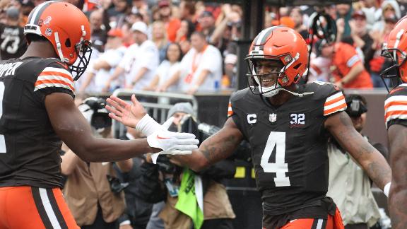 Deshaun Watson runs for TD, Browns bottle up Joe Burrow in 24-3 win over  Bengals in season opener