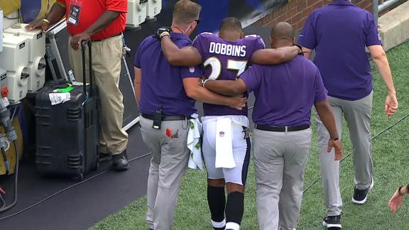 Ravens beat Texans 25-9, but running back J.K. Dobbins is lost for season  with torn Achilles tendon