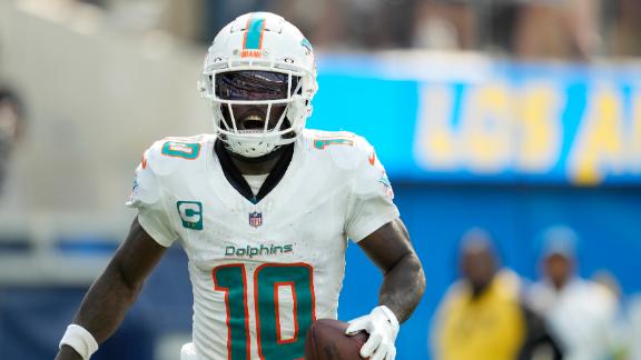 Tyreek Hill - Miami Dolphins Wide Receiver - ESPN