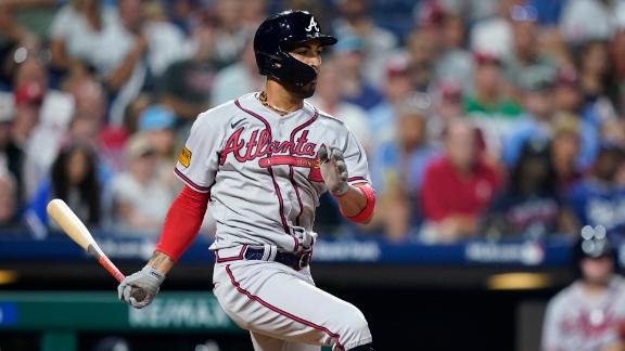 Olson ties team homer mark, Braves beat Phillies 7-6 in 10 innings to move  to brink of NL East title