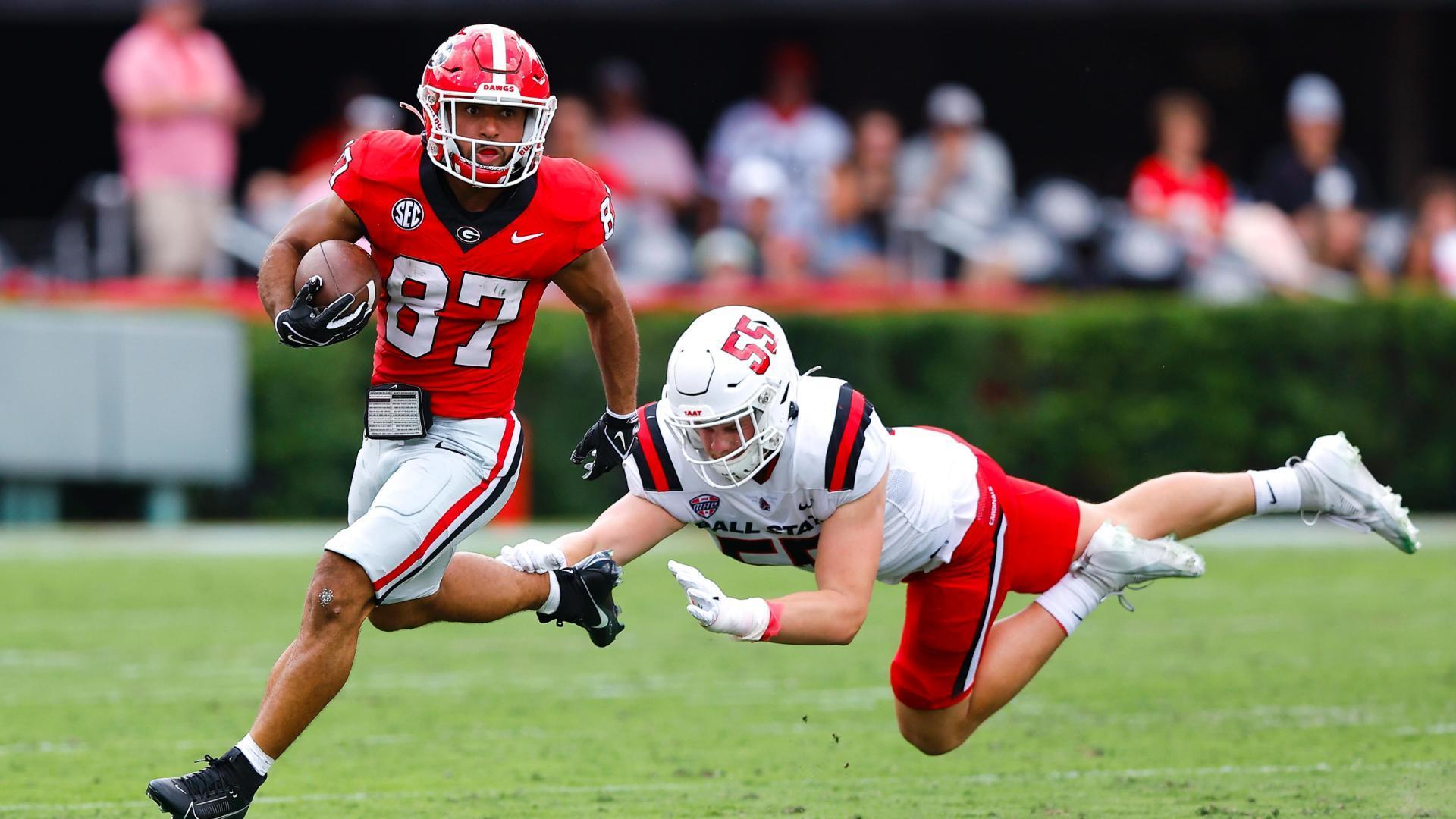 Georgia Bulldogs football injury report vs. Ball State