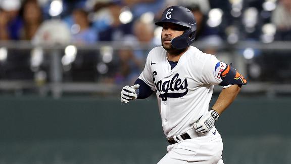Kyle Isbel's go-ahead bunt lifts Royals over Astros 10-8 for