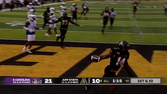 Game Highlights: Appalachian State 43, East Carolina 28 Football (September  16, 2023) 