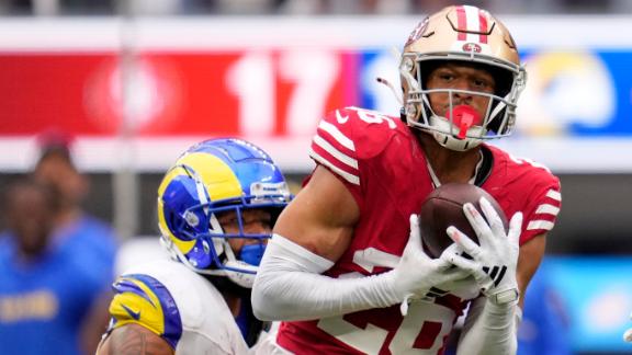 49ers force 2 late turnovers and hold on for a 30-23 rivalry victory over  the LA Rams