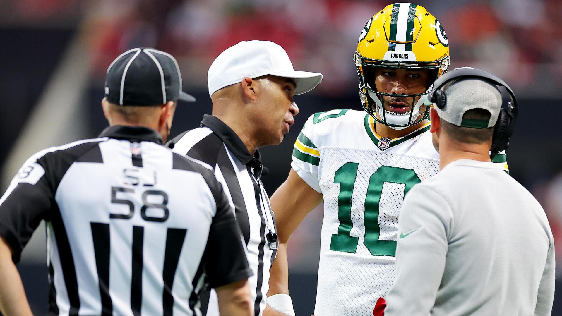 The 4th down conversion that defined the Atlanta Falcons' comeback win vs.  the Green Bay Packers. 