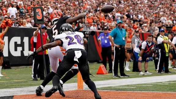 Lamar Jackson, Ravens hold on to beat Cincinnati 27-24. Bengals 0-2 for  second straight year