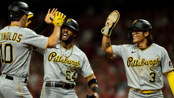 Pirates overcome 9-run deficit for first time since team started in 1882,  beat Reds 13-12, Sports