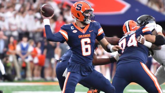 LeQuint Allen runs for 3 first-half touchdowns and Syracuse routs Western  Michigan 48-7, Tampa Bay Buccaneers