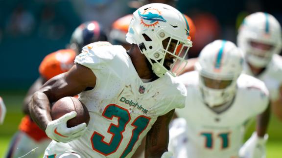 Miami Dolphins score 70 points vs. Broncos in record day - ESPN