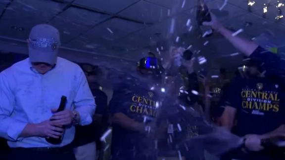Brewers clinch 3rd NL Central title in 6 seasons despite loss to Cardinals  and with help from Braves