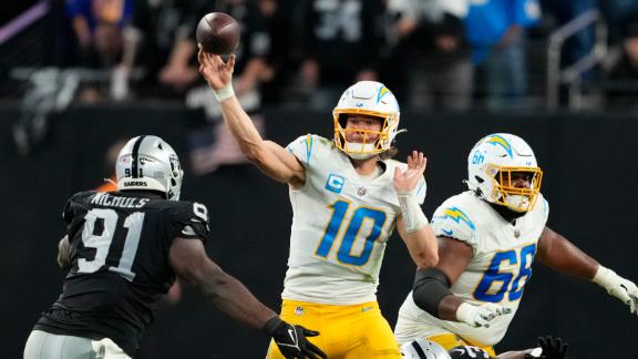 Chargers host Raiders looking to extend winning run for home team in series