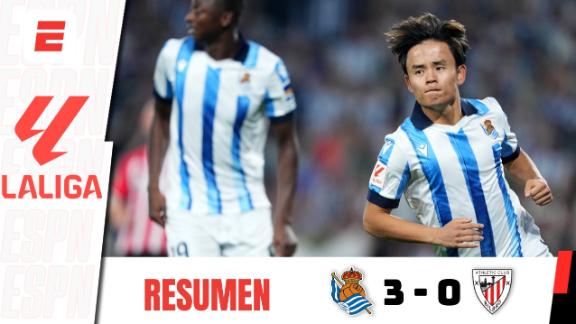 Real Sociedad 3-0 Athletic Club (30 de Sep., 2023) Resultado Final