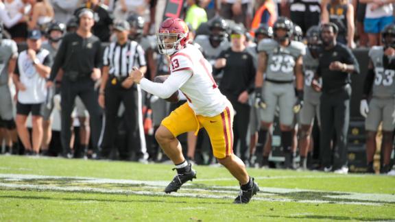 Williams ties career high with 6 TD passes, No. 8 USC withstands late  Colorado rally for 48-41 win