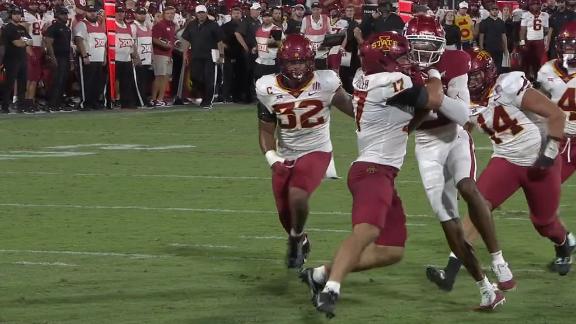 Oklahoma 50 20 Iowa State Sep 30 2023 Final Score ESPN