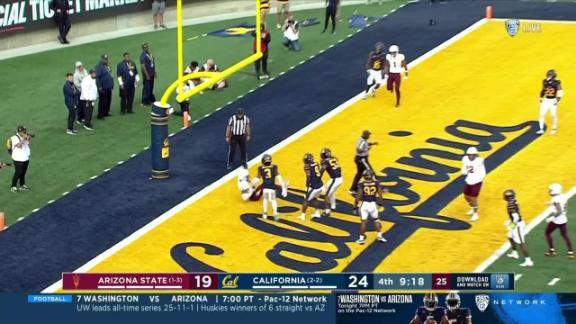 Arizona State 21-24 California (Sep 30, 2023) Game Recap - ESPN