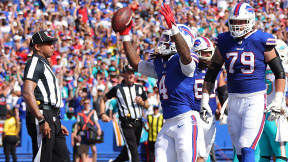 James Cook rushes for career-high 99 yards for surging Bills