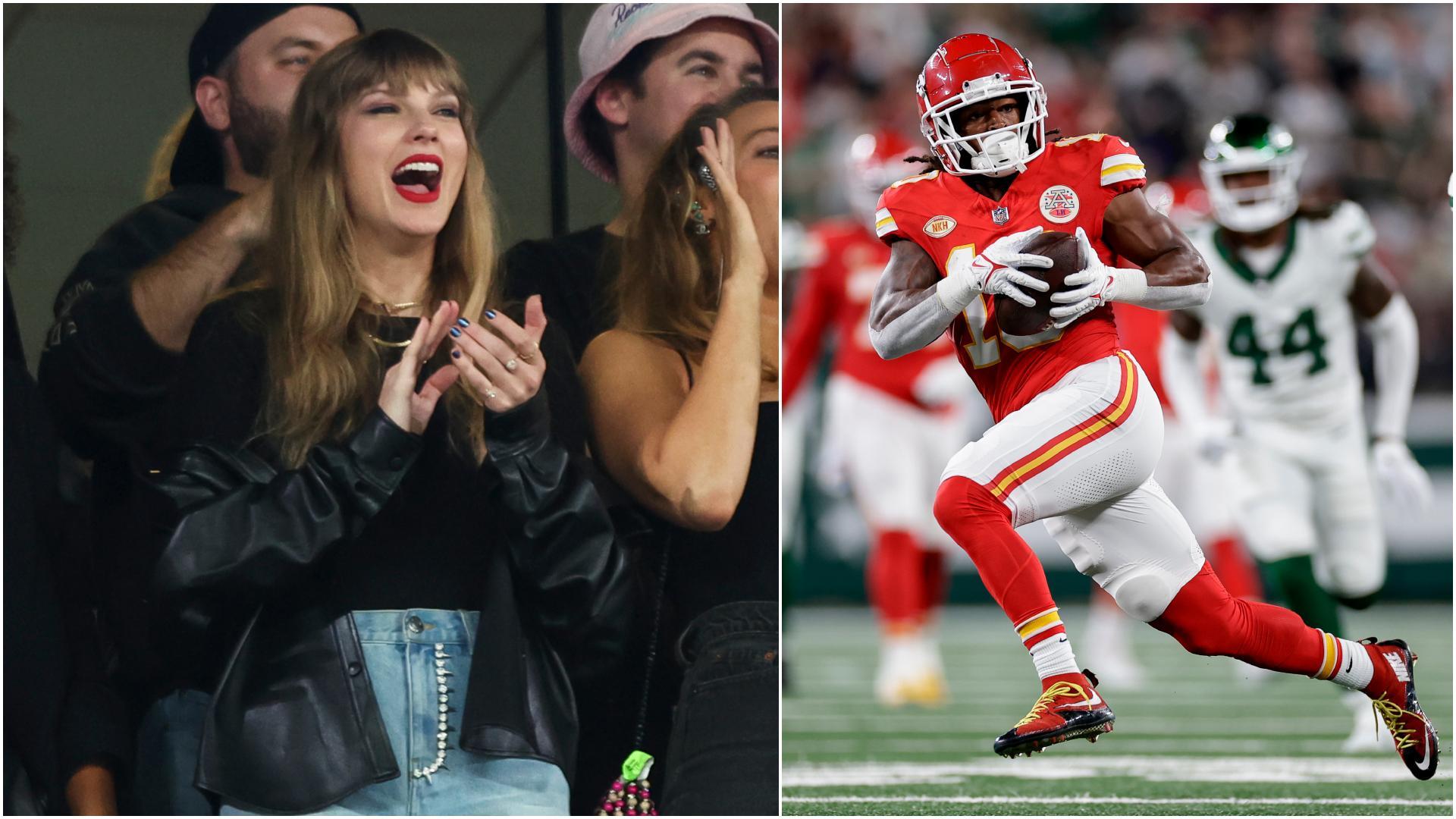 Patrick Mahomes, Chiefs hold on to beat Jets 23-20 with Taylor