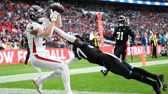 Lawrence, Ridley and defense help Jaguars beat Falcons 23-7 in London