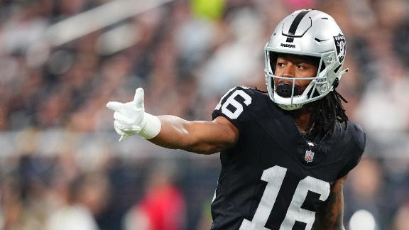 Raiders WR Jakobi Meyers ruled out with concussion - ESPN