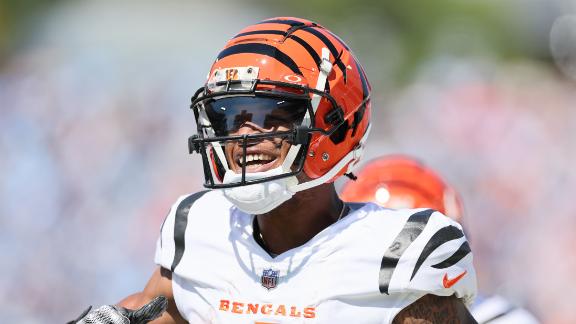 Bengals WR Ja'Marr Chase projected to lead all receivers in target