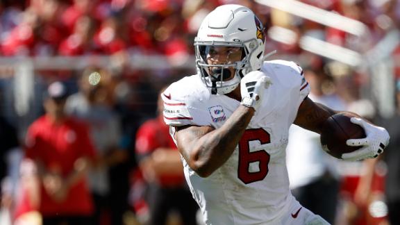 James Conner has career game for Arizona Cardinals, leads NFL in TDs