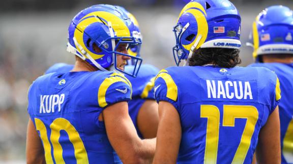 Puka Nacua, who leads Rams in receiving, active for MNF vs Cincinnati