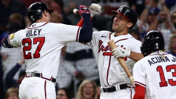 Braves rally for 5-4 win over Phillies on d'Arnaud, Riley homers and  game-ending double play