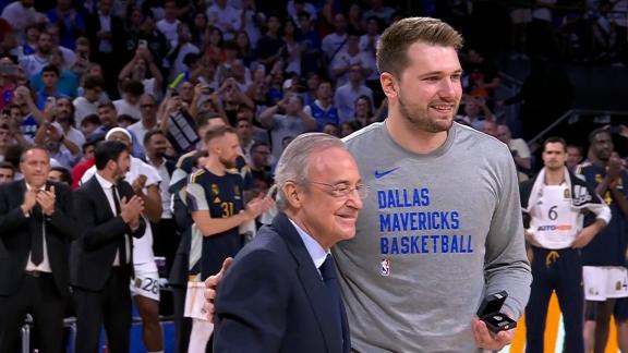 Doncic returns to Spain to warm welcome from former club Real Madrid in  preseason game with Mavs