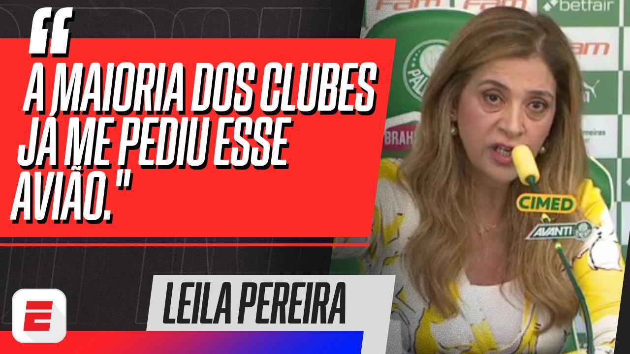 Leila diz que Palmeiras não vai se curvar à soberba e cutuca o