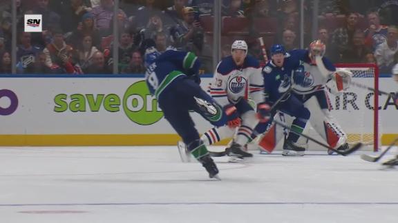Brock Boeser notches goal on the power play - ESPN Video