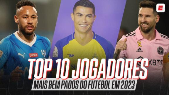 Cristiano Ronaldo é o jogador mais bem pago do mundo em 2021; Neymar  aparece na terceira colocação - Forbes