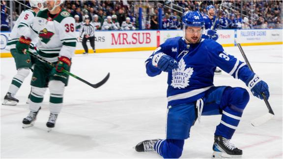 Auston Matthews scores another hat trick as Toronto Maple Leafs beat  Minnesota Wild 7-4, Ap-sports