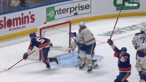 NHL: Rasmus Dahlin scores 1st goal, Sabres beat Islanders - The