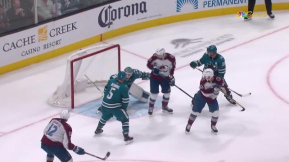 Avalanche beat Sharks 2-1 in shootout to spoil 51-save performance