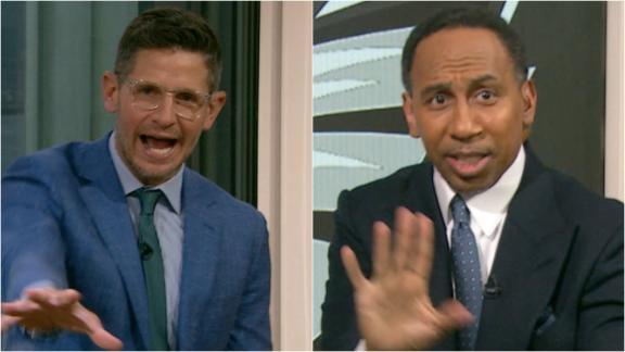 Stephen A., Dan Orlovsky hilariously take turns impersonating each other